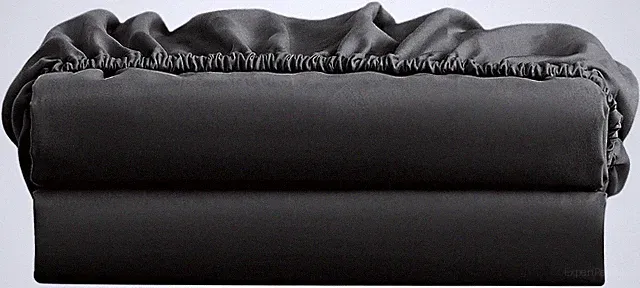 2-piece bed sheet set Cooling bed sheet (for beds, black)