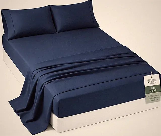 Queen King Bed Sheet Sets 4PCS, Comfy Breathable & Cooling, Full/Queen/Split...